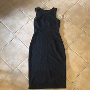 Express Bodycon Dress with Mesh Cutouts Size 4